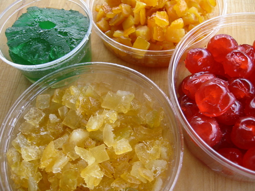 crystallized fruit
